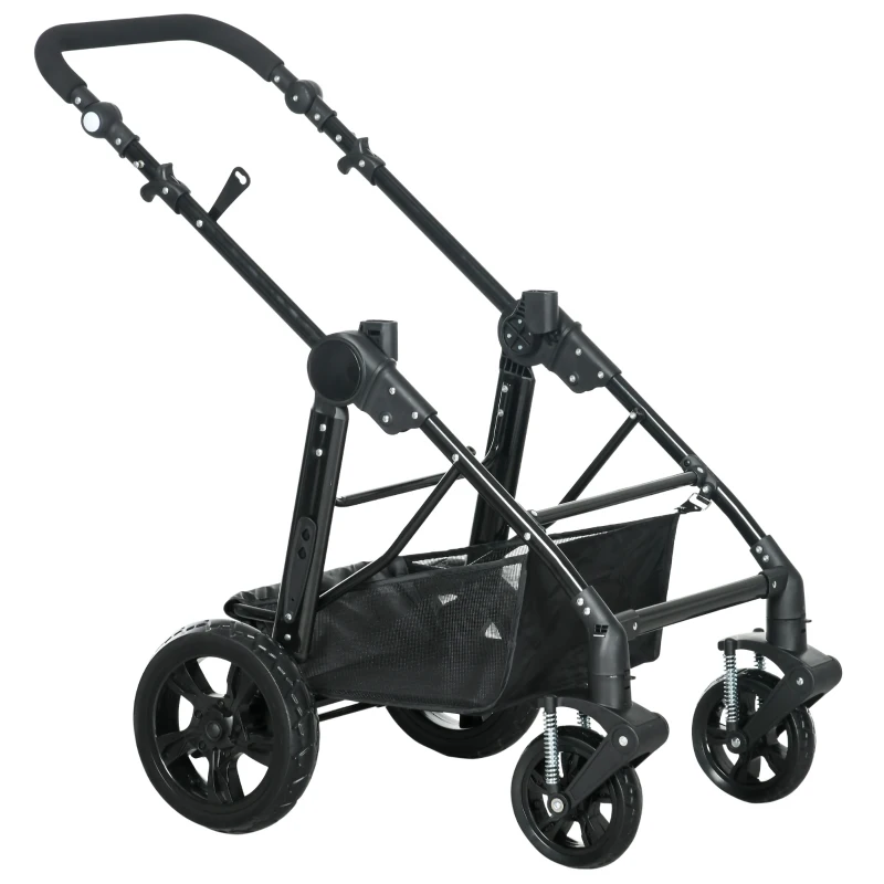 PawHut Hundebuggy 2 in 1 Design, Hundetasche, klappbar, Grau