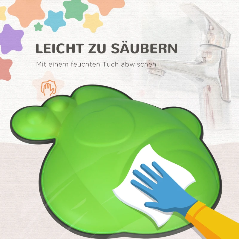 AIYAPLAY Kamienie Balansowe, zestaw 9 sztuk, antypoślizgowe, układalne, Do użytku wewnątrz i na zewnątrz, Kolorowe