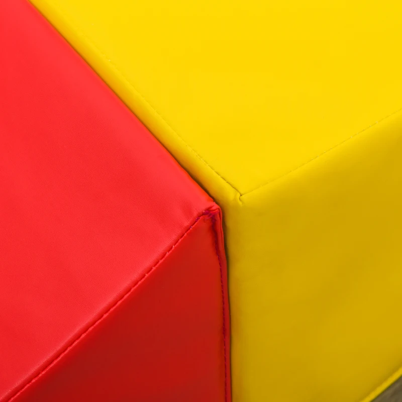 HOMCOM Conjunto de 4 Blocos de Psicomotricidade para Crianças Blocos de Construção Brinquedo de Aprendizagem Multicor