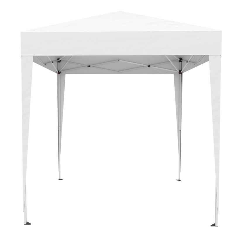 Outsunny Pop Up Gazebo Canopy, size (2 x2m)-White(m-12)
