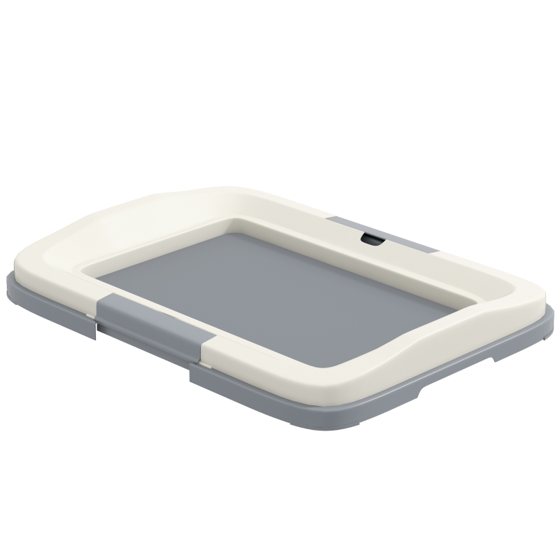 PawHut Dog Toilet Tray for Training Dogs, Dog Litter Tray for Indoor, Outdoor, 47 x 34 x 6cm