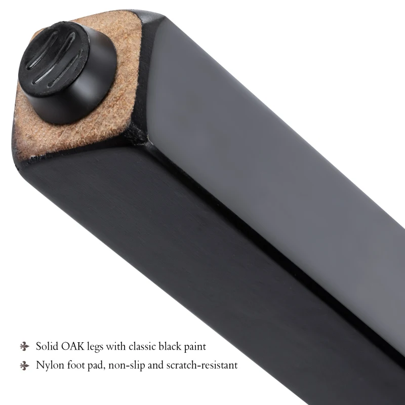 Set of 6 Velvet Dining Chairs with Oak Legs, Button Tufting and Chrome Knocker, 53x54x97 cm, Gray