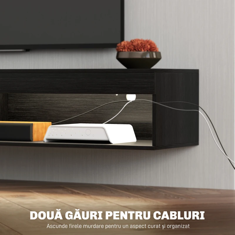 Homcom Suport TV Suspendat – LED & Rafturi, Televizoare pana la 190 cm(m-8)