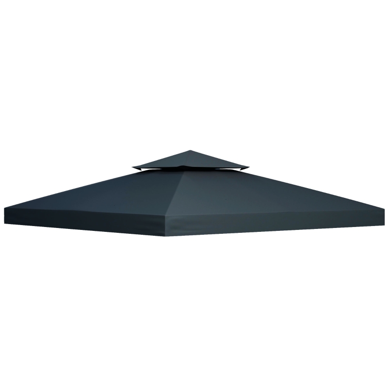 Vervangend dak voor metalen tuinpaviljoen paviljoen partytent tuintent 3x3