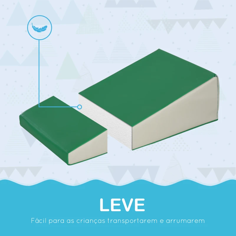 HOMCOM Conjunto de 5 Blocos de Psicomotricidade para Crianças Blocos de Construção Brinquedo para Aprendizagem Multicor