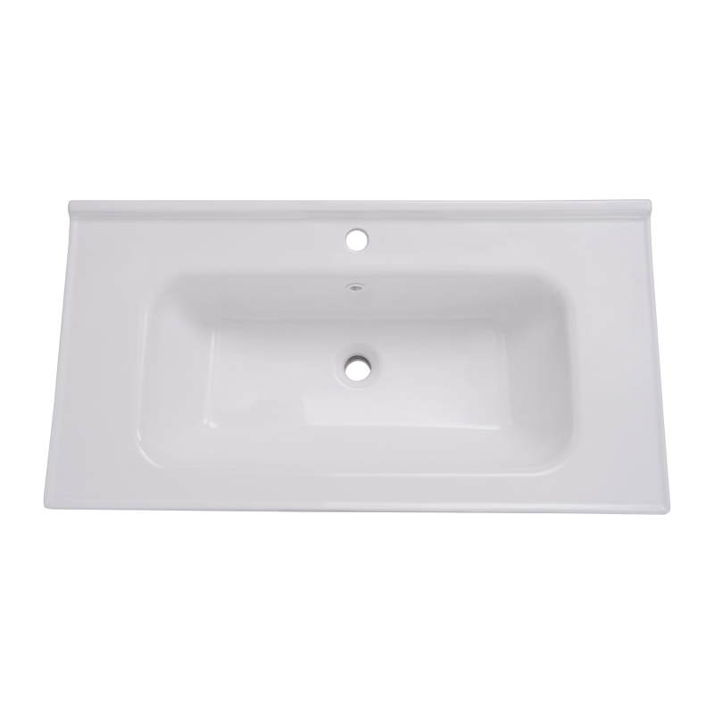 Ensemble de meubles de salle de bain, meuble sous-lavabo suspendu de 90 cm de longeur avec lavabo en céramique, tiroirs et armoire à miroir, montage facile, espace de rangement généreux,Gris