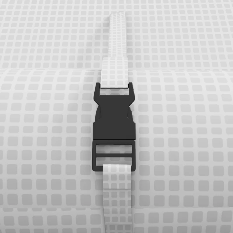 Outsunny Serre de jardin 6 m² dim. 3 x 2 m avec 1 porte + 2 parois latérales zippées enroulables, 6 fenêtres, Blanc