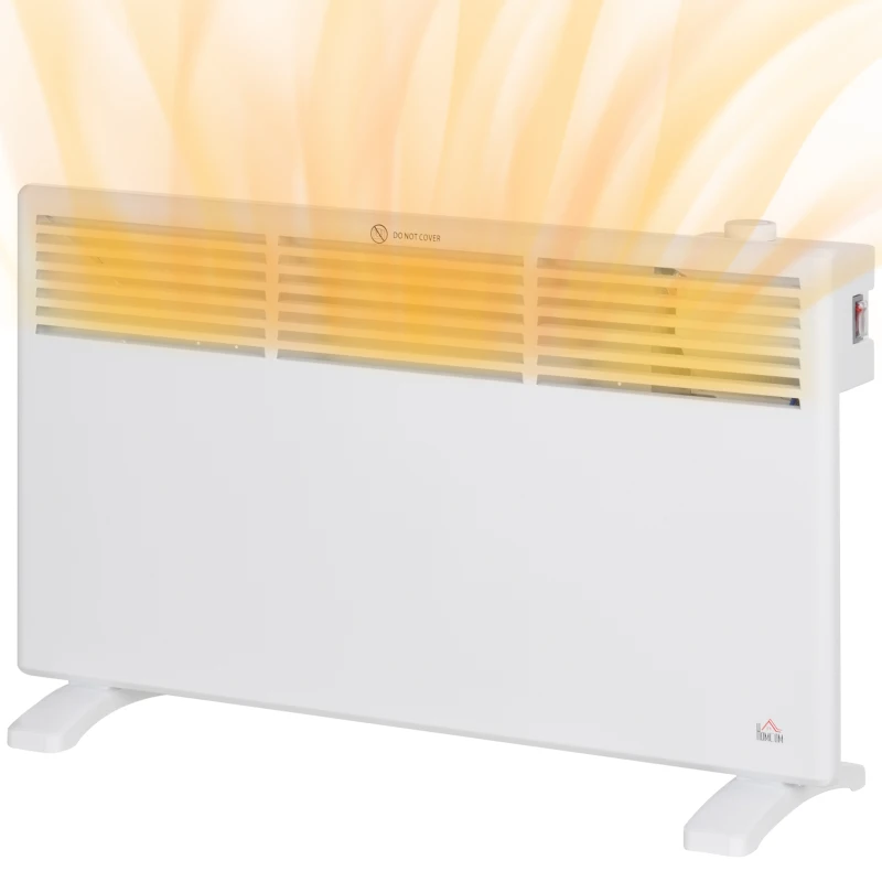 HOMCOM 1500W Convector Heater - White