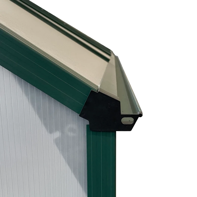 Outsunny Serra da Giardino in Policarbonato, Metallo e Alluminio, Anti-UV e Antivento, 244x500x216cm, Verde