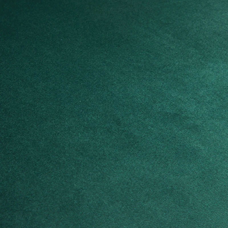 2er Set Esszimmerstühle in Samtoptik, Küchenstuhl mit schwarzem Metallgestell, Polsterstuhl mit Lehne für Esszimmer/Wohnzimmer, 46x45x81,5 cm, Grün