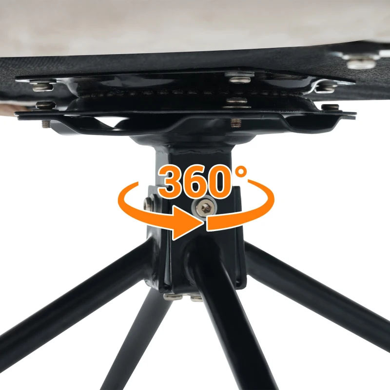 Esszimmerstuhl in Samtoptik, Modernes Design, Abnehmbare Armlehnen, Ergonomisch, Einfache Montage, Beige