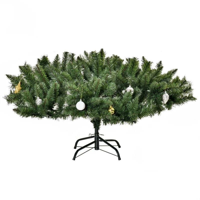HOMCOM® kunstkerstboom | dennenboom | 200 LED‘s | Ø 112 x 180 cm | groen | Aosom.de
