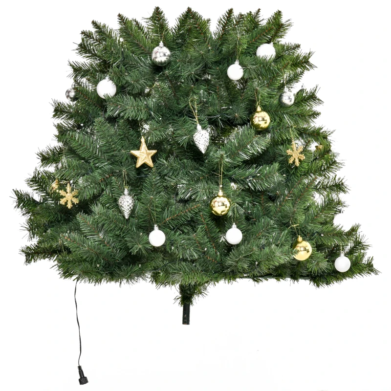 HOMCOM® kunstkerstboom | dennenboom | 200 LED‘s | Ø 112 x 180 cm | groen | Aosom.de