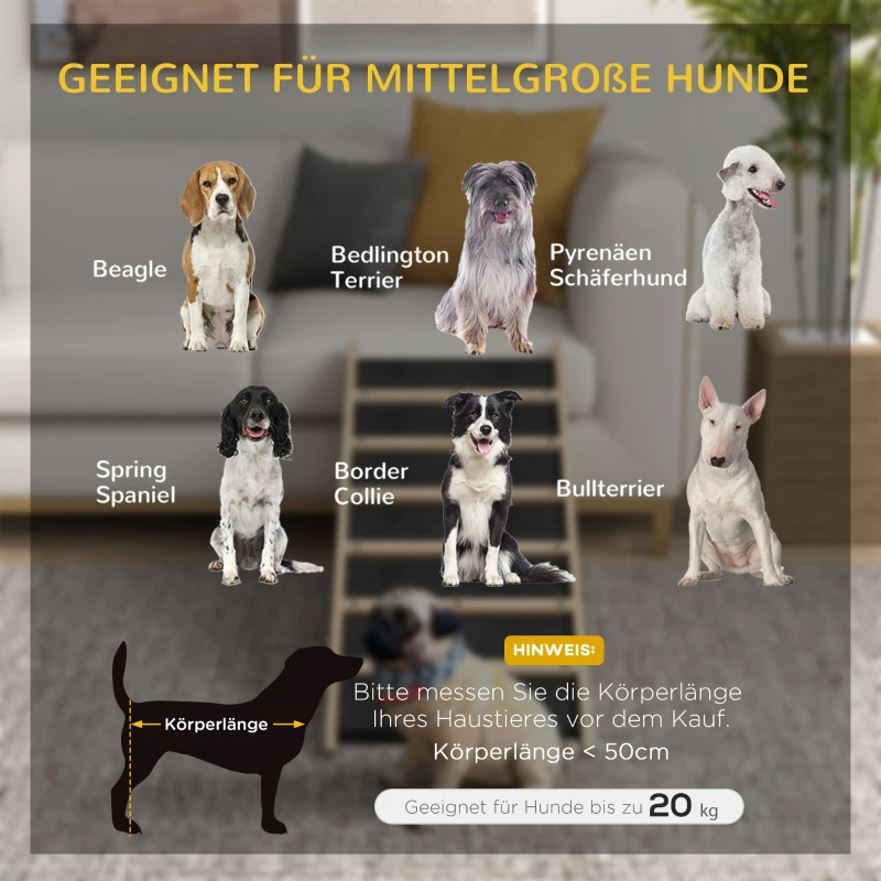 PawHut Rampa dla psów regulowana do 30°