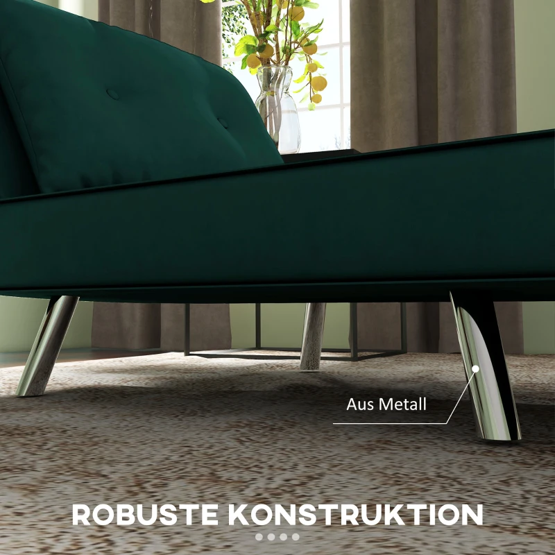 HOMCOM Fotel do spania składany