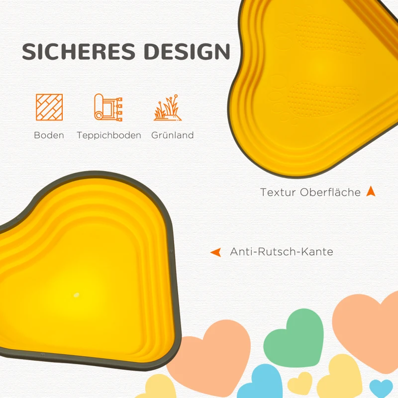 AIYAPLAY Balans-Stappstenen, 11-delig Set, Stapelbaar & Licht, Antislip, Voor Binnen/Buiten