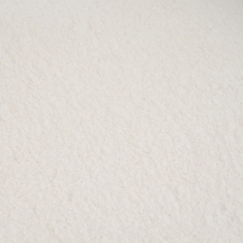 Stuhl in Samtoptik, ergonomisches Design, 58×56×80 cm, Weiß