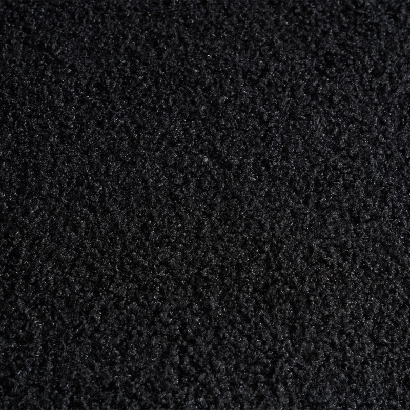 Samtartiger Bürostuhl, verstellbarer 360° Drehstuhl, höhenverstellbar, geeignet für Wohnzimmer, Schlafzimmer, Büros, Hotels und Restaurants, 56,48×52,98×90,5 cm, Schwarz