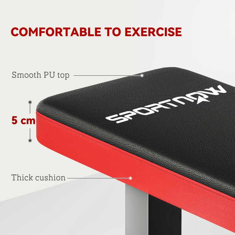 SportNow Banca Plata Fitness 300 kg – Perna Captusita & Cadru Otel