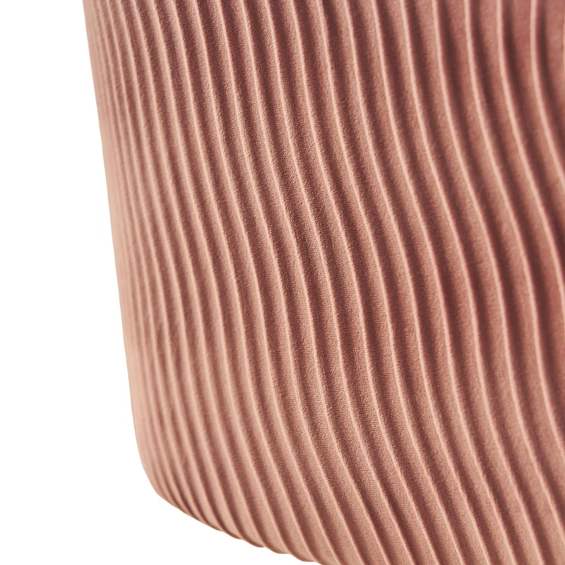 Scaun din catifea reglabil și rotativ pentru birou și casă, Roz