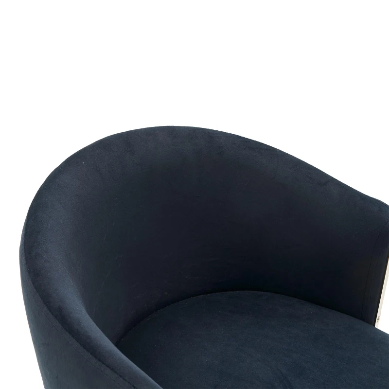 Set di 2 sgabello da bar moderno girevole e regolabile in altezza con schienale e poggiapiedi dorato per cucina, bar e bancone di ristorante, Nero