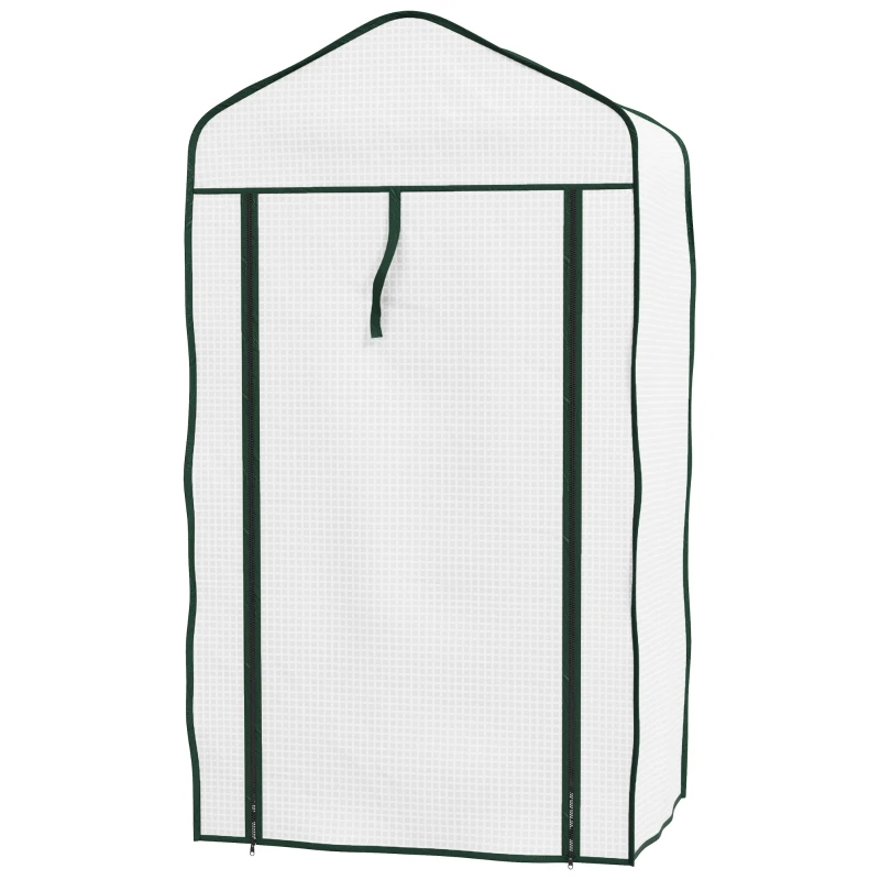 Outsunny Three-Tier Mini Greenhouse - White