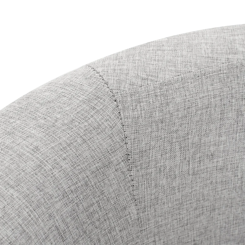 Bequemer Drehstuhl mit 360-Grad-Rotation, Grau