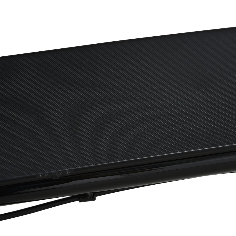 HOMCOM Kinderroller ab 5 Jahre Scooter Kinderscooter Tretroller Cityroller Kinder Roller Kickboard mit Luftreifen 12 Zoll Gummi Aluminium Schwarz 120 x 58 x 85-95 cm