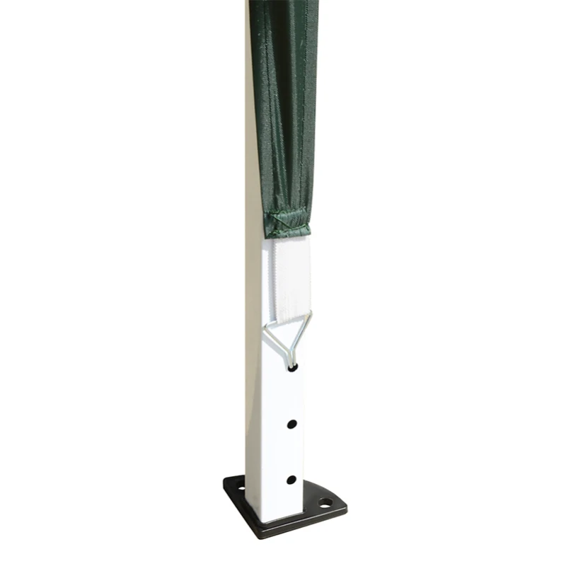 Outsunny 3 x 3M Garden Pop Up Gazebo Height Adjustable Marquee Party Tent Wedding Canopy with Carrying Bag, Green