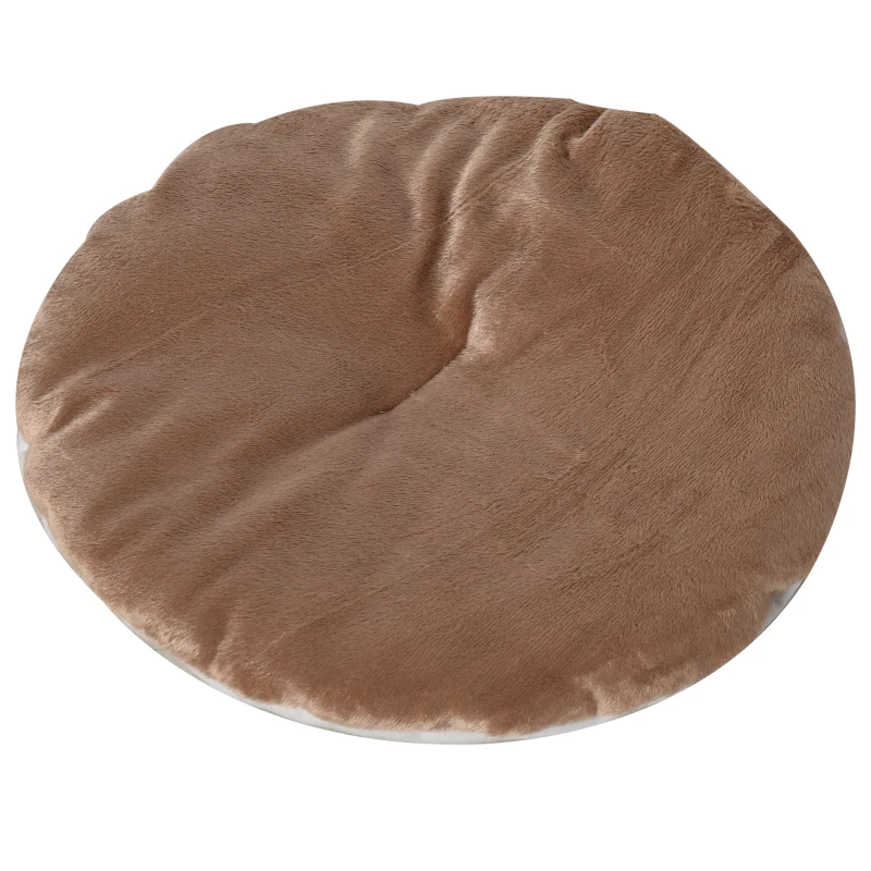 PawHut kattenboom krabpaal met kattengrot sisal hoogte 82,5 cm zacht pluche geel