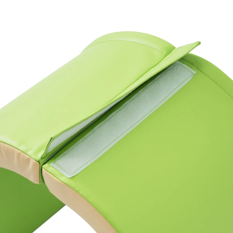 Énormes blocs de construction en mousse 6-en-1, jeu créatif, ramper à travers des arcs et glisser, matériau PU durable, Jaune