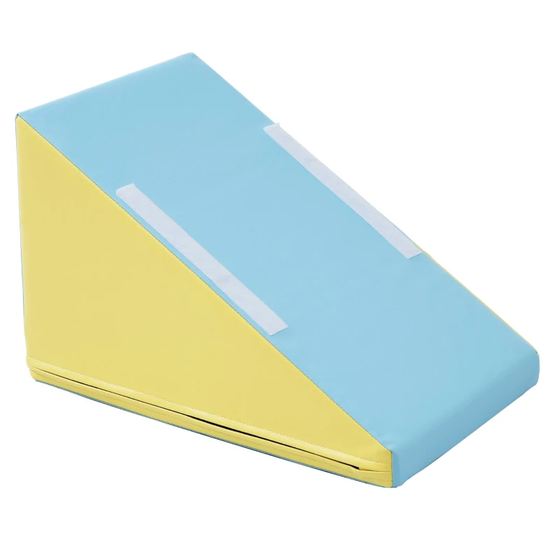 Énormes blocs de construction en mousse 6-en-1, jeu créatif, ramper à travers des arcs et glisser, matériau PU durable, Jaune