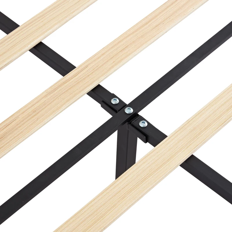 Letto Imbottito con Striscia LED e Doghe in Legno, Letto con Testiera, Rivestimento in Pelle PU, Senza Materasso, 140×200 cm, Bianco e Rosa