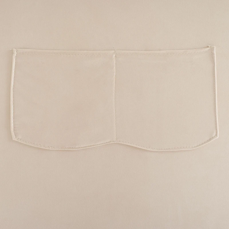 Tête de lit canapé en forme de lapin, lit pour enfant, 3 côtés inclus, sans matelas, 90x200 cm, Beige