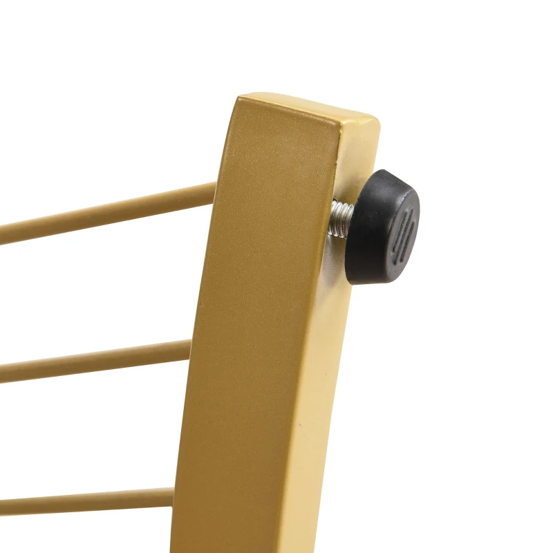 2 Piece High Gloss Round Nesting Coffee Table Set with Marble Top, Living Room Centre Tables with Storage Drawers, Gold+White