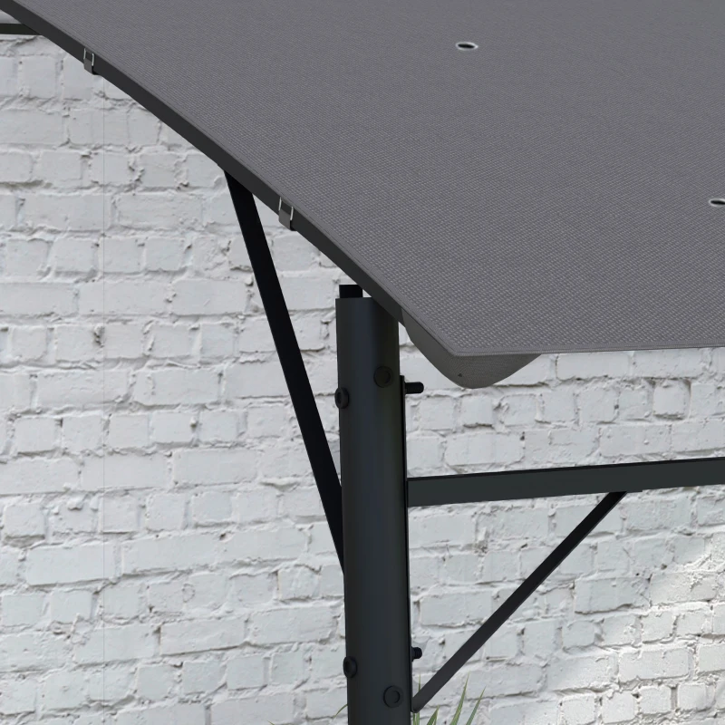 Outsunny Pergola 3 x 4m, Foisor pentru exterior, Gri(m-8)