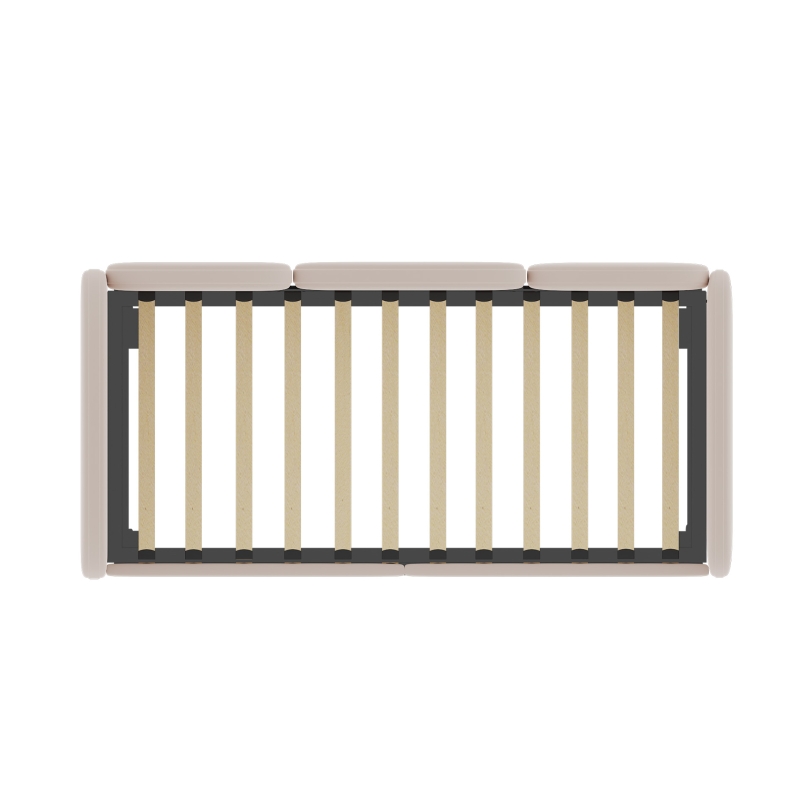 Sofa-Bett mit Schubladen für Kinderzimmer und Wohnzimmer, 90x200 cm, Rosa