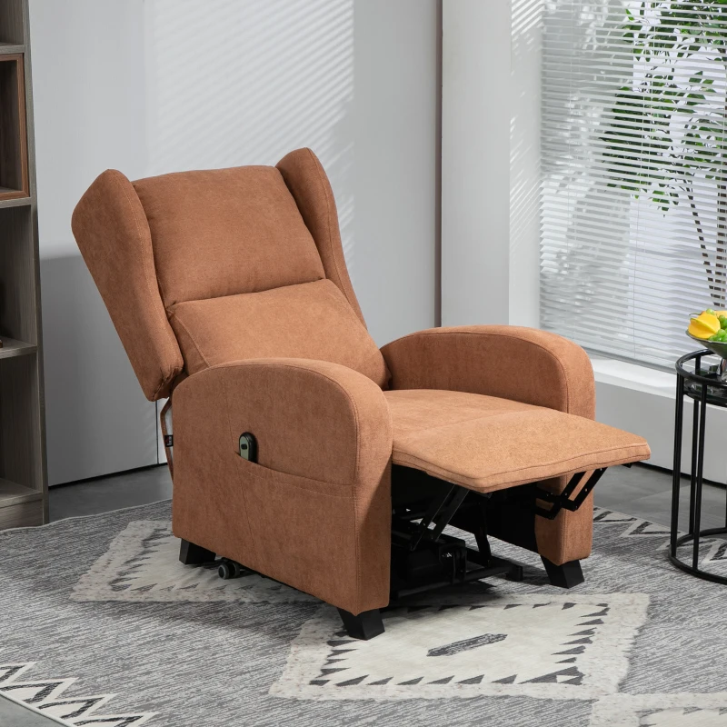 Homcom Fotoliu Electric – Reclinabil 160° cu Telecomanda & Suport Picioare