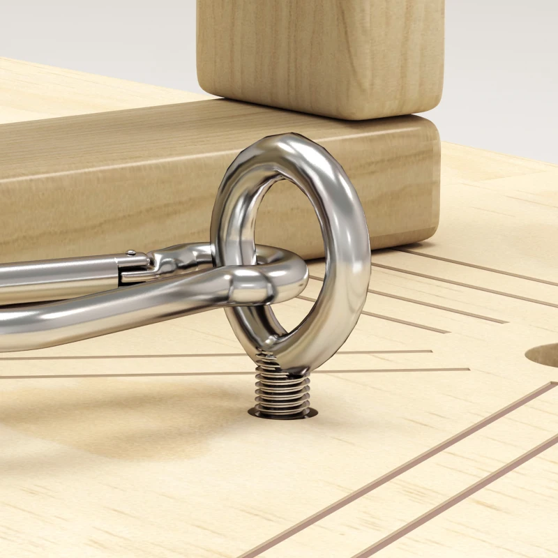 SPORTNOW Push Up Bars Set, Push-up Grepen met Trainingsbord & Weerstandsbanden, Hout