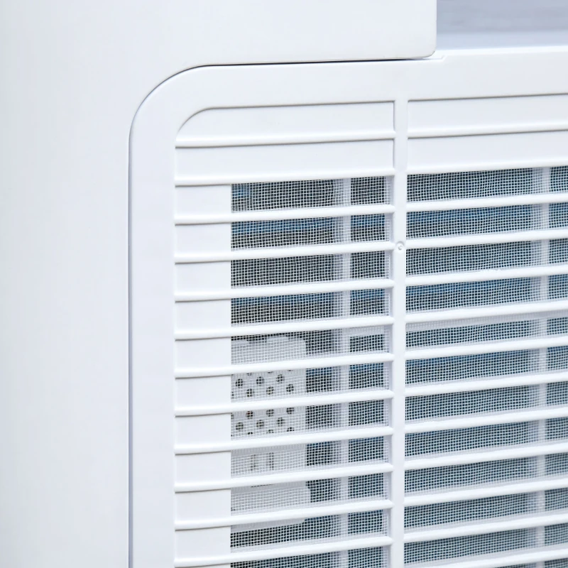 HOMCOM 16L/Day Portable Dehumidifier for Home, with LED Screen, Sleep Mode, 24H Timer, Electric Air Dehumidifier for Damp Laundry Bedroom Basement