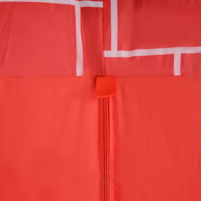 Outsunny Pai Natal Insuflável com Sacos de Presente Saindo de uma Chaminé e Luzes LED par Exterior 130x82x195 cm Vermelho