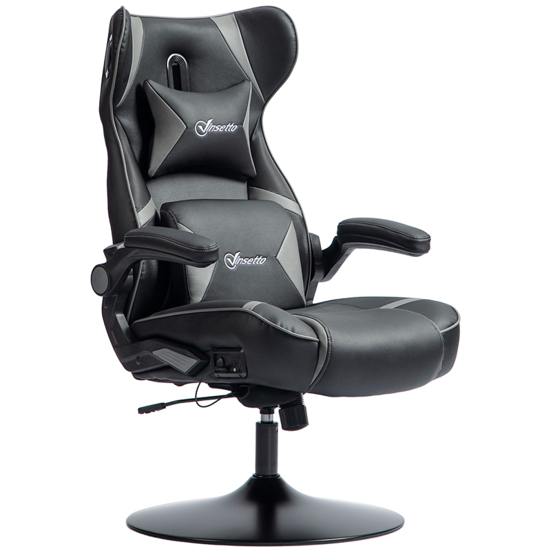 Homimaster Gamingstoel, Ergonomische Bureaustoel Met Verstelbare Lendenkussens, Hoofdkussens En Armleuningen, Gestoffeerde Gamingstoel, Gamerstoel Met Schommelfunctie, Gamingstoel Met Een Draagvermogen Van 150 Kg,blauw | Gamingstoelen