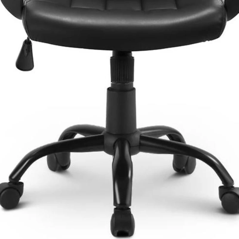 360° Swivel Computer Chair with Tilt High Back, Lock Function, Adjustable Height Office Desk Chair Ergonomic, 53L x 53W x 106H cm, Black