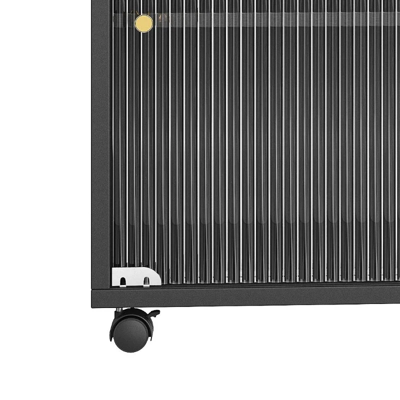 Bartisch mit LED, Stauraum und 138-204cm Teleskop für moderne Zuhause Gäste Schwarz