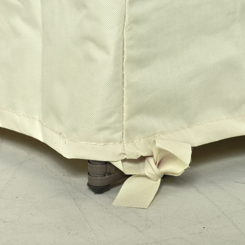 Outsunny® Abdeckung Gartenmöbel Schutzhülle Beige L68 x B87 x H77 cm