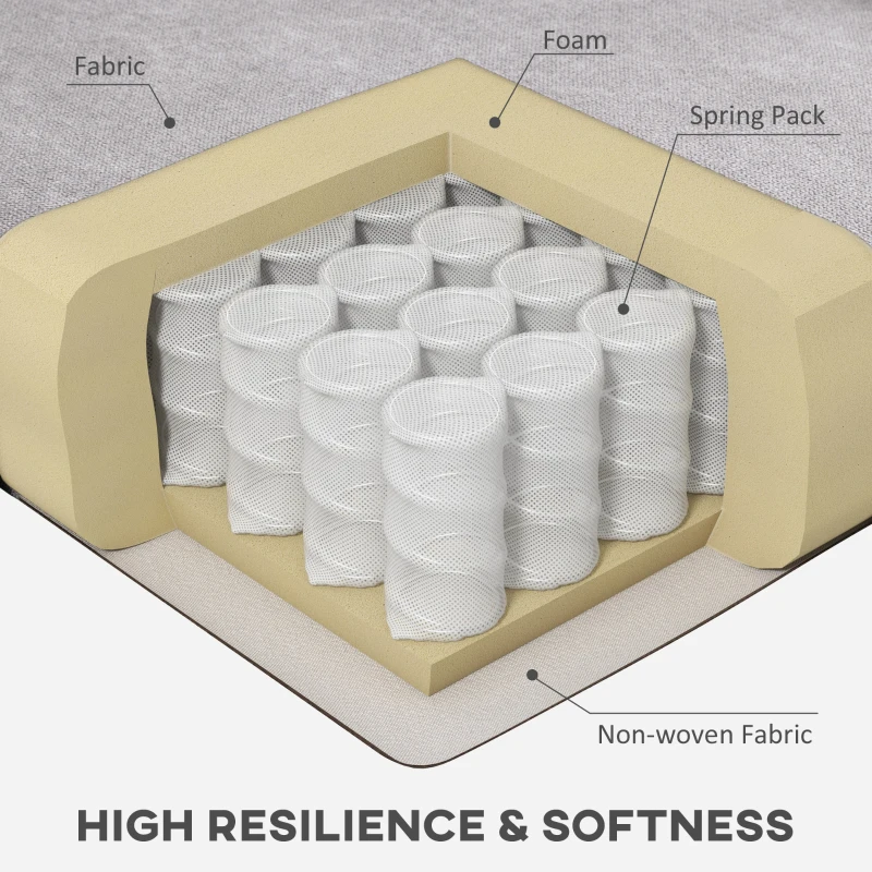 HOMCOM Accent Armchairs for Living Room, Fabric Tufted with Extra Wide Seat, Wooden Legs, Grey