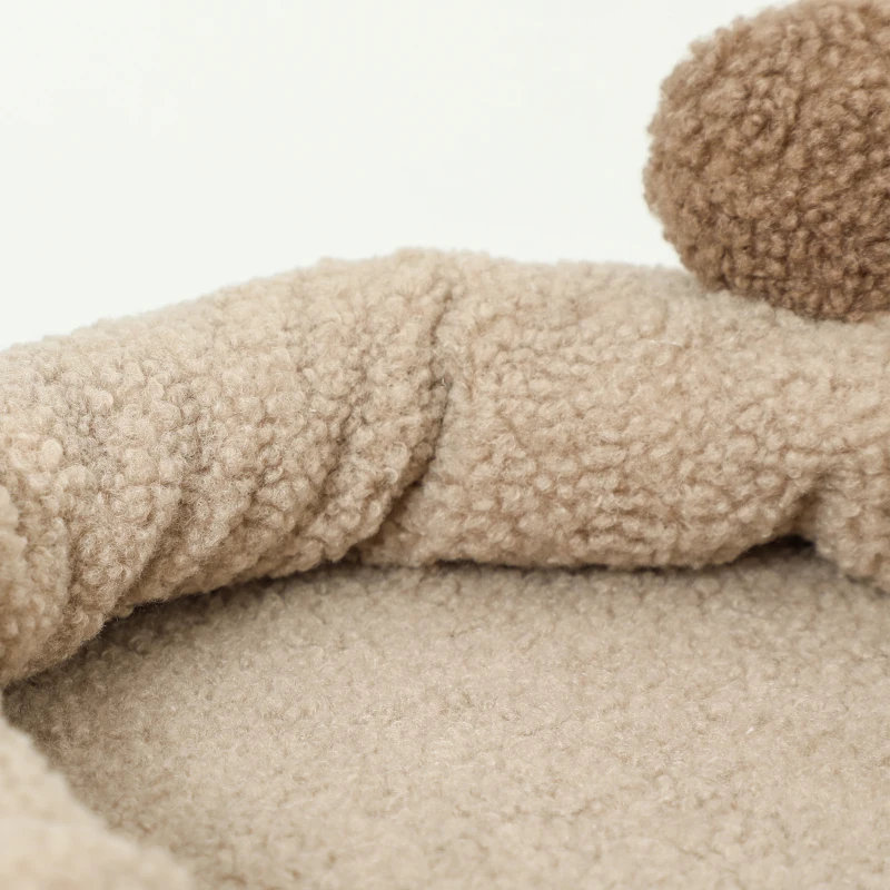 PawHut Arranhador para Gatos com Cama Caverna Plataformas Bola Suspensa e Poste de Juta 48x40x133 cm Marrom