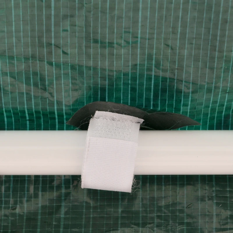 Outsunny Tenda Desmontável 3x3m Tenda de Jardim com 4 Orifícios de Drenagem e Estrutura de Aço para Pátio Campismo Verde