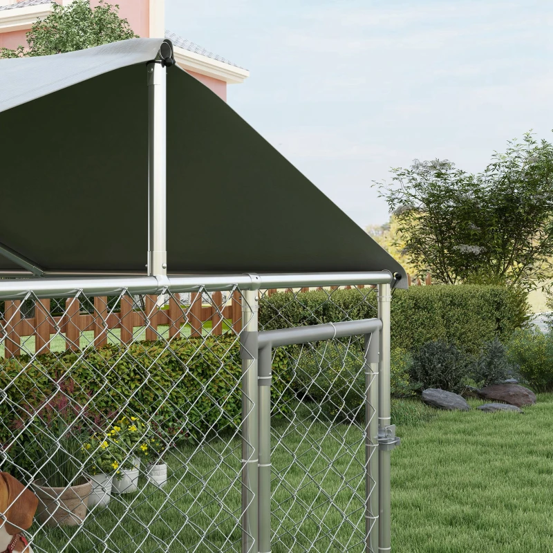 PawHut Cusca de Exterior pentru Caini, Loc de Joaca pentru Caini(m-8)