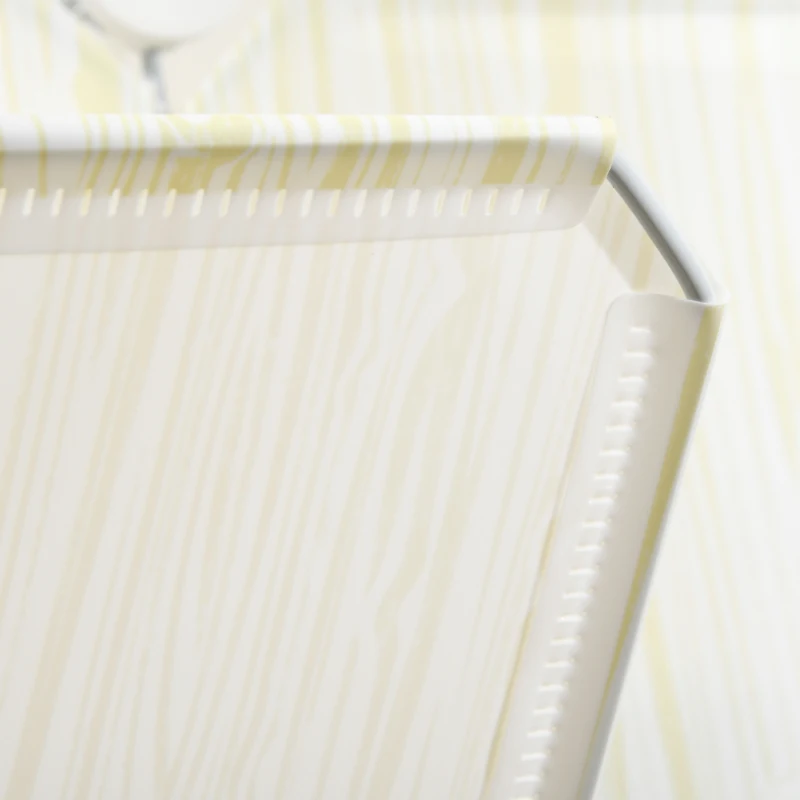 HOMCOM Armário Modular de Plástico Armário com 12 Cubos Organizadores de Sapatos Roupas Brinquedos 125x32x125cm Branco e Natural